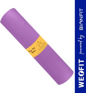 WErFIT 6mm Ultra Luxurious EVA Yoga Mat, Anti Skid, Home Exercise & Gym Workout, Women Purple 6 mm Yoga Mat