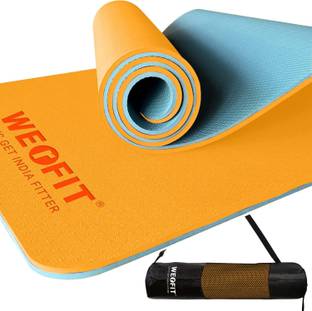 WErFIT TPE Yoga Mat with Bag for Home Gym Workout and Flooring Exercise for Men & Women 6 mm Yoga Mat