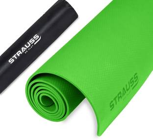 Strauss Anti Skid EVA Yoga Mat with Carry Bag 6 mm Yoga Mat