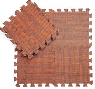 CAREOPETA Interlocking Mat Wood Exercise Gym Equipment Mat Interlock Floor Tiles Mat(1Pc) 10 mm Gymnastic Mat