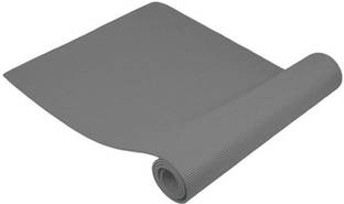 MAPACHE Yoga Mat for Gym Workout and Yoga Exercise with 4mm Thickness for Men & Women Grey 4 mm Yoga Mat