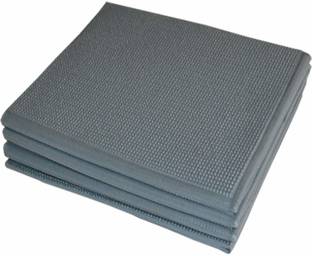 IRIS Best Travel 4mm Foldable PVC Yoga Mat Grey 10 mm Yoga Mat