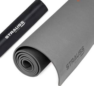 Strauss Anti Skid EVA Yoga Mat with Carry Bag 8 mm Yoga Mat