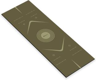 BOLDFIT Yoga Mat for Men Women with Bag Gym Mat Workout Mat Exercise Yoga Mattress 6 Mm Brown 6 mm Yoga Mat