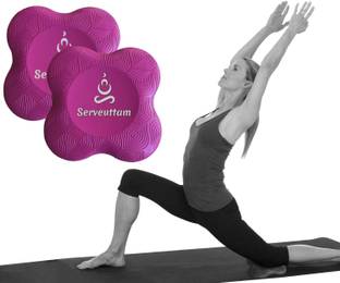 SERVEUTTAM Yoga Knee Pads (Set of 2) - Yoga Props 22.5 mm Yoga Mat