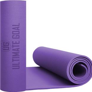 ULTIMATE GOAL Yoga Mat for Gym Workout and Yoga Exercise | Anti-Slip Yoga Mat for Men & Women Purple 6 mm Yoga Mat