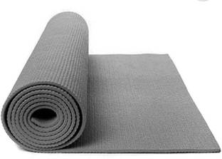 Upasana Fab Yoga excercise gym workout Gray Color mat 4 mm Exercise & Gym Mat