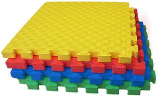 TECHZAGE Interlocking EVA Soft Foam Exercise Floor Play Mats 12 mm Exercise & Gym Mat