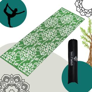 house of handmade ALABAMA YOGA Green 9 mm Yoga Mat