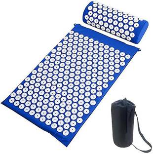 Kinzilla Acupressure Mat and Pillow Set for Back/Neck Pain Relief and Muscle Relaxation