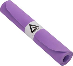 Adrenex by Flipkart Anti Skid Yoga Mat Purple 4 mm Yoga Mat