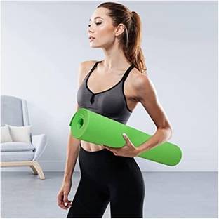Unifit Yoga Mat for Women and Men with Carrying Strap Extra Green 2 mm Yoga Mat