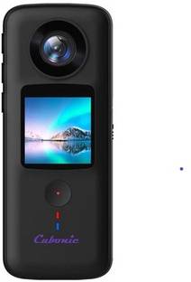 Cubonic 4K HD Dual Handheld Waterproof Camera Ultra Bright LCD Touch Screen Sports and Action Camera
