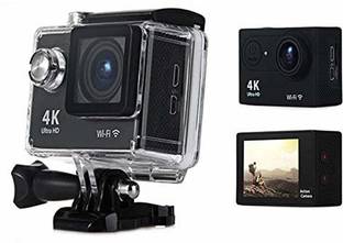 Rhobos NEW 4K WiFi Waterproof Action Camera Compatible for All Smartphones Sports and Action Camera