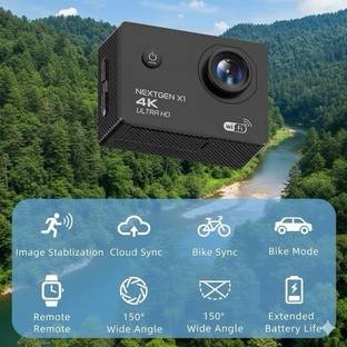 GoproX Adventure Series 4K 20MP WiFi 30M Waterproof Sports and Action Camera