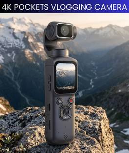 Clairbell Camera for Vlogging, 4K Pocket Digital Camera with Flip Screen & WiFi DC248 Sports and Actio...