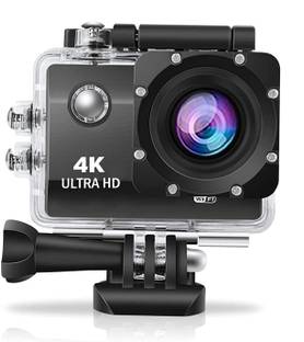 AAlly WIFI ULTRA 4k Sports Powershoot S2 Shoot Series camera for Travel Bike Adventure 170 Degree Wide Angle 30M underwater Waterproof Sports and Action Camera