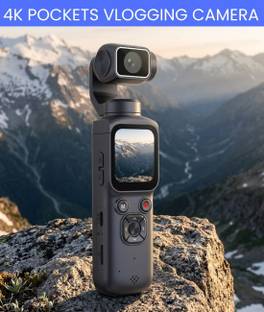 Clairbell Camera for Vlogging, 4K Pocket Digital Camera with Flip Screen & WiFi DV289 Sports and Actio...