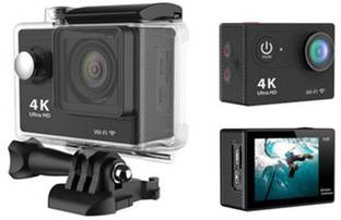 DRUMSTONE HD Quality H9 4K 16MP Action WiFi Waterproof Sports Camera 170 Degree Ultra Wide-Angle Lens ...