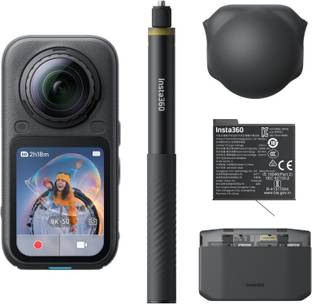 Insta360 Action Camera X6 Essentials Bundle Midnight (Black) Sports and Action Camera