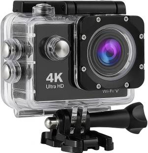 Suroskie Action camera 4K Ultra HD 16 MP WiFi Waterproof Sports and Action Camera