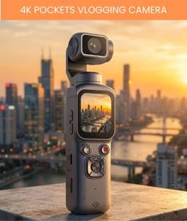 SACRO Camera for Vlogging, 4K Pocket Digital Camera with Flip Screen & WiFi FX257 Sports and Action Ca...