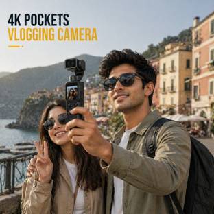 FRONY N/A Vlogging 4k Camera with WiFi Video/Photo Pocket Camera 330* Gimbal StabilizeR509 Sports and ...