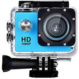 Exxelo action camera 4K 30fps Action Camera with 170 Degree Wide Angle(1) Sports and Action Camera