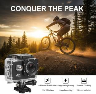 latex ACTION CAMERA Action 4K Camera for motovlogging Sports and Action Camera
