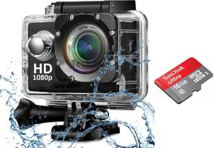 MY BABY LOVE A PERFECT CARE Sport Action Camera 1080P 2MP Sports Camera Full HD 2.0 Inch Underwater Wa...