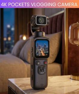 Clairbell Camera for Vlogging, 4K Pocket Digital Camera with Flip Screen & WiFi DC173 Sports and Actio...