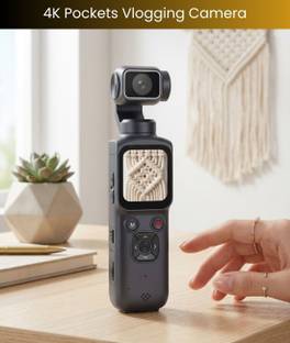 FRONY Camera for Vlogging, 4K Pocket Digital Camera with Flip Screen & WiFi EV499 Sports and Action Ca...