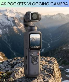 SACRO Camera for Vlogging, 4K Pocket Digital Camera with Flip Screen & WiFi FB445 Sports and Action Ca...