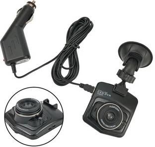 VOLTegIC DVR-C8 Night Vision G-Sensor Loop Recording Motion Detection 170° Wide-Angle Dashcam Sports and Action Camera