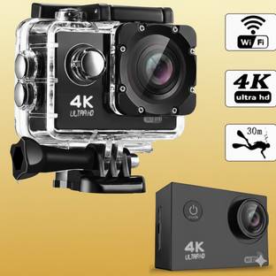 Elevea Professional 4K GoPro Action Camera 4k20MP Wifi 30M Waterproof Action Camera Sports DV Camcorde...