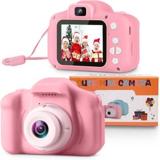 Bzrqx Gift Toy Baby Camera High Pixel HD Recording Selfie Timer Photography Gift Kids Girls Boys Toy Camera Sports and Action Camera