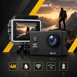 BTCAM PROMAX Mini 4K Action Camera for Motorcycle, Helmet, Cycling & Adventure Sports and Action Camer...