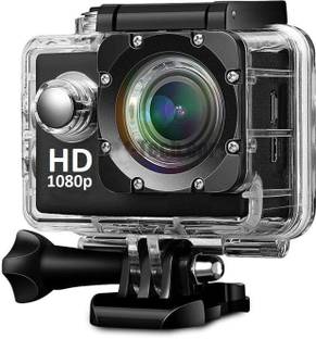 Point Zero GO PRO Action Shot HD Action Shot HD 2MP 720P Black Helmet Sports Action Waterproof Sports and Action Camera