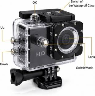 GoproX CAMERA HD 1080P WiFi Sports Action Camera Sports and Action Camera