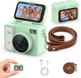 CEROAN digital camera Pocket Mini Camera, Digital Camera with 180° Flip Screen, Vlog Camera for Travel...