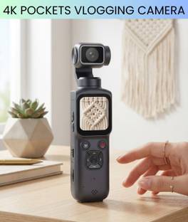 Clairbell Camera for Vlogging, 4K Pocket Digital Camera with Flip Screen & WiFi DB200 Sports and Actio...