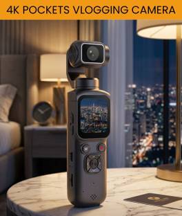 Clairbell Camera for Vlogging, 4K Pocket Digital Camera with Flip Screen & WiFi DB5 Sports and Action ...