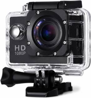 Subhadra HD Action Camera Series Action Camera Wide-Angle Lens with 2 Inch Display Accessories 16MP Sp...