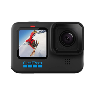 GoPro Hero 10 Waterproof with Front LCD and Touch Rear Screens, 5.3K60 Ultra HD Video, 1080p Live Stre...