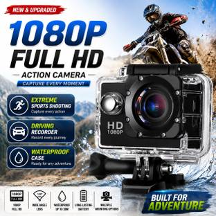VYNEXY Action camera 2K HD Sports Camera with Wide Angle Lens Sports and Action Camera