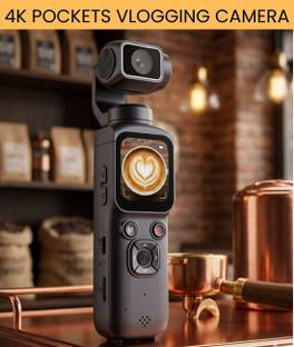 SACRO Camera for Vlogging, 4K Pocket Digital Camera with Flip Screen & WiFi FB135 Sports and Action Ca...