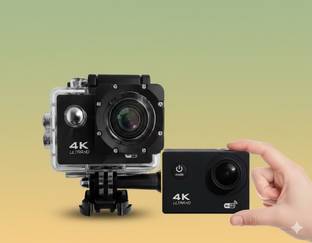 qunic ACTION CAMERA 4K UltraHD 4K Vlogging Action Camera with WiFi & (1 YEAR WARRANTY) Sports and Acti...