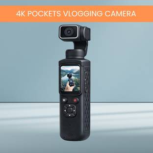 FRONY N/A Vlogging 4k Camera with WiFi Video/Photo Pocket Camera 330* Gimbal StabilizeE84 Sports and A...
