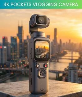GUGGU Camera for Vlogging, 4K Pocket Digital Camera with Flip Screen & WiFi CZ126 Sports and Action Ca...