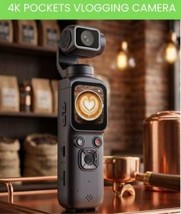 Clairbell Camera for Vlogging, 4K Pocket Digital Camera with Flip Screen & WiFi DC88 Sports and Action...